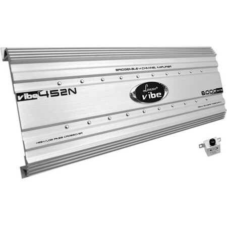 Lanzar Vibe 6000 Watts 4 Channel Mosfet Amplifier VIBE452N